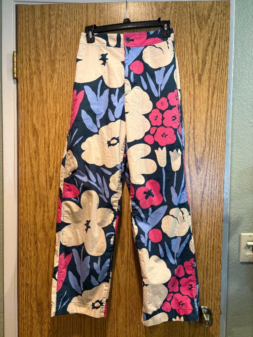 Marimekko x Uniqlo Talkoot Floral Pants XS 100% cotton
